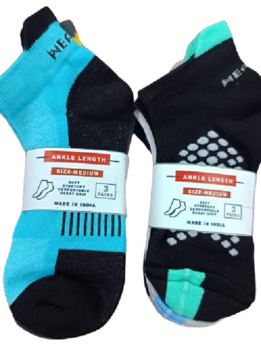 Blue Sports Ankle Socks