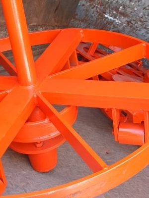 Mild Steel Turn Table - Color: Blue