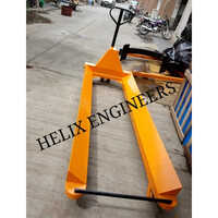 Fabric Roll Lifter - Manual Operation, New Yellow Finish | 12 Months Warranty, Strong & Easy To Operate