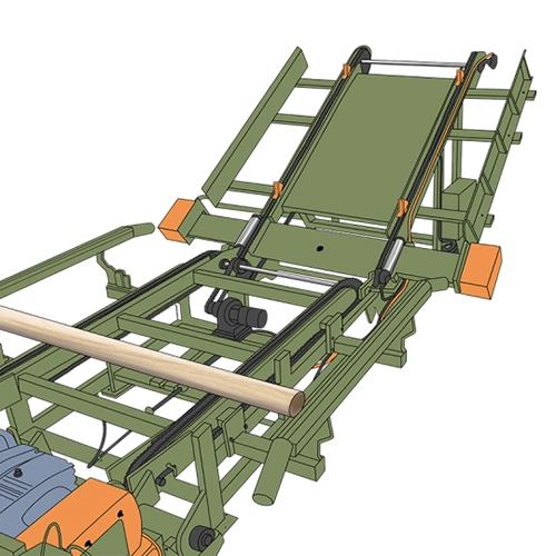 Wooden Log Conveyor System