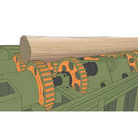 Wooden Log Debarker Machine - Automatic Grade: Automatic