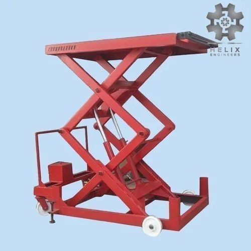 Easy To Operate Portable Scissor Lift Table