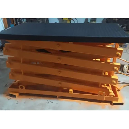 Easy To Operate Mobile Scissor Lift Table