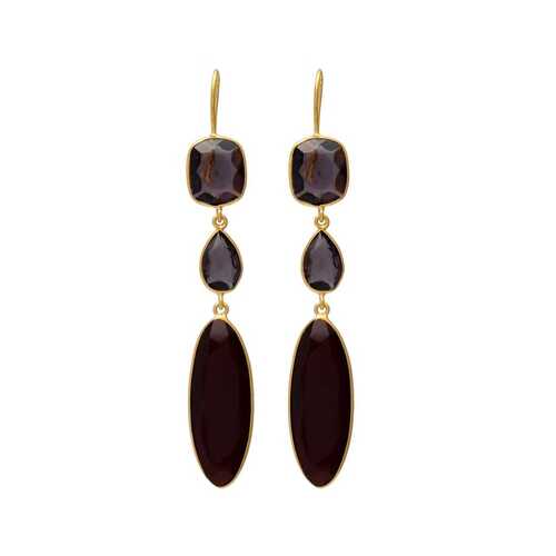 Scarlet nightfalls elegance earrings