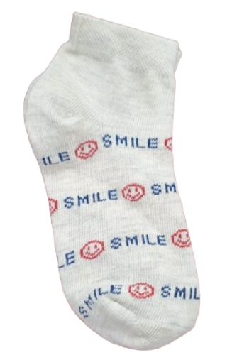 SMILE SOCKS WHITE