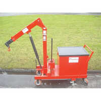 Hydraulic Mobile Hydra Crane - 1800x1250x1950 Mm, Red Color | Up To 3 Metric Ton Lifting Capacity, Ideal For Outdoor Use