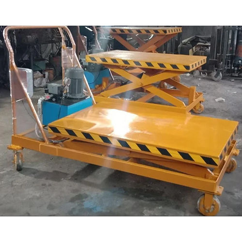 Movable Scissor Lift Table Max. Lifting Height: 10 Foot (Ft)