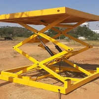Easy To Operate Scissor Lift Table Trolley