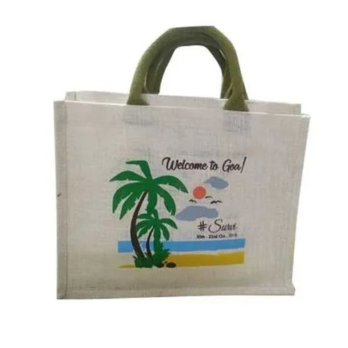 Printed Biodegradable Jute Bag