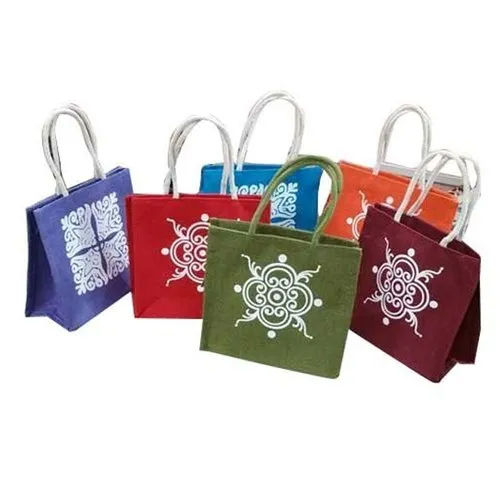 Multicolours Jute Gift Bags