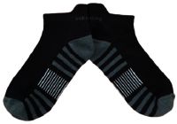 Black Low Ankle Sports Socks - Age Group: Adult