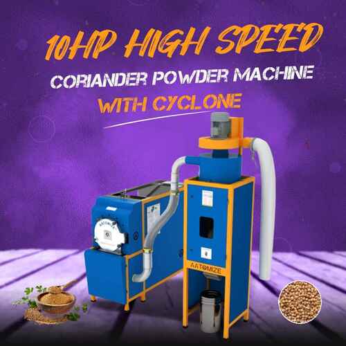 10HP High Speed Coriander Powder Machine (With Cyclone)