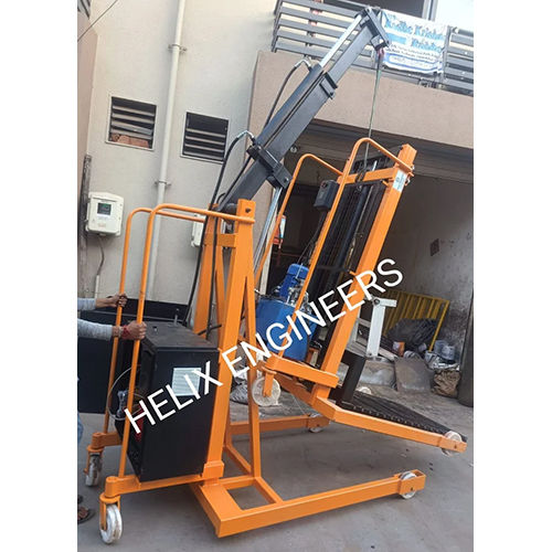 Hydraulic Hand Lift Mobile Floor Jib Crane