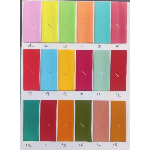 Colored French Crepe Fabric