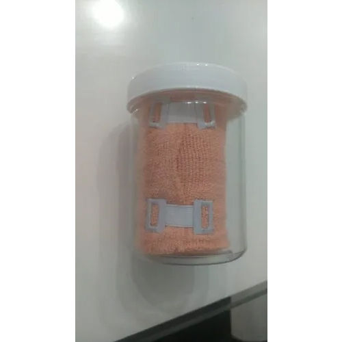 Orange Crepe Bandage Plastic Container