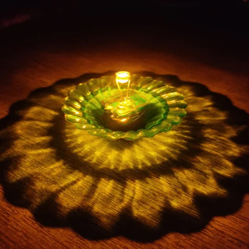 3D Reflection Water Sensor Diya