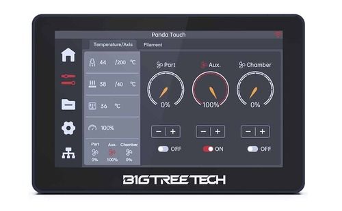 Bigtreetech Panda Touch V1.0 â 5 Inch Touch Screen With Multi-Printer Wireless Control For Bambu Lab X1 P1 And A1 Printers