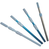 Swimming Pool Telescopic Pole - Ribbed Design, 1.1mm Thick, 2x240cm & 2x350cm & 3x300cm | Industrial Use, Warranty Included