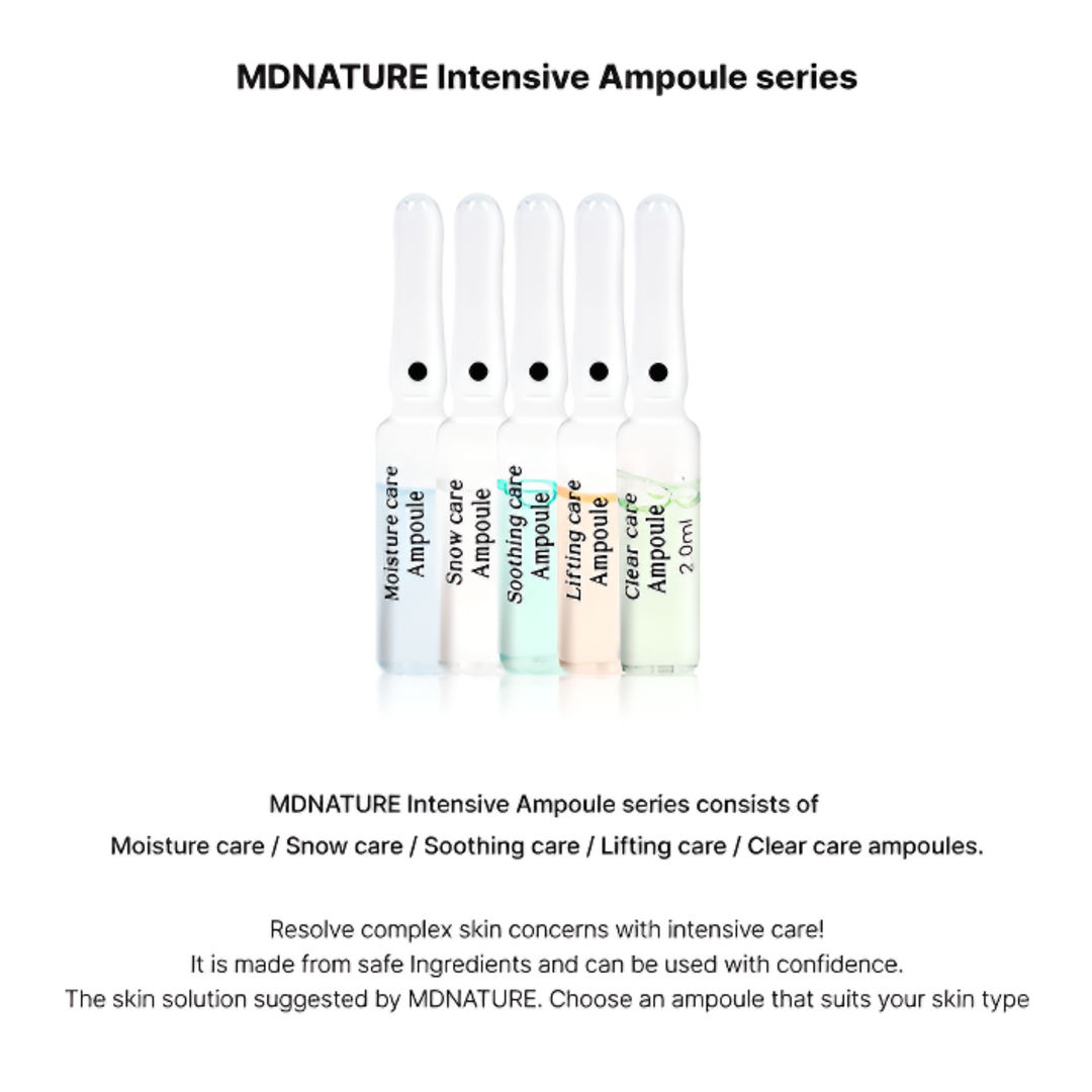 MDNATURE Intensive ampoule series