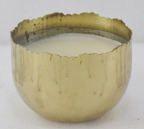 Metal Votive With Wax