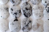 Rainbow moonstone Worry Stone for Crystal Healing, Pocket Palm Stone