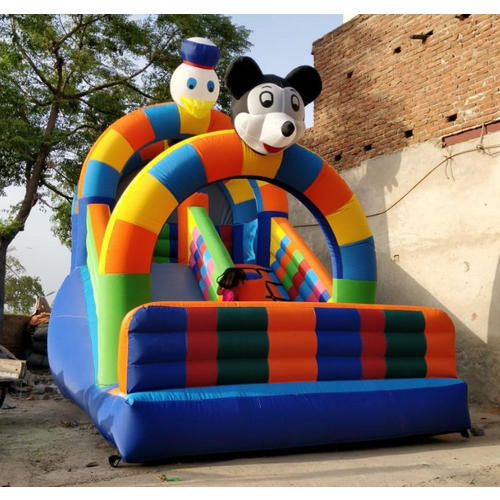 10x14 Micky Mouse Inflatable Bouncy Two Face Slides - Age Group: 2 To 12