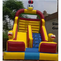 Multicolor 10x15 Two Face Bouncy Slide