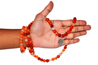 Carnelian 108 Prayer Beads Mala Bracelet 108 Prayer Beads Necklace