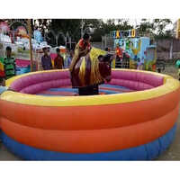 Multicolor Inflatables Bull Ride