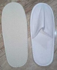 White Unisex Disposable Bathroom Slipper