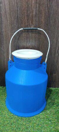 5 Litre Blue Plastic Milk Can