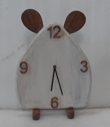 Wooden White Wash Watch