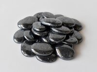 Hematite Worry Stone for Crystal Healing, Pocket Palm Stone