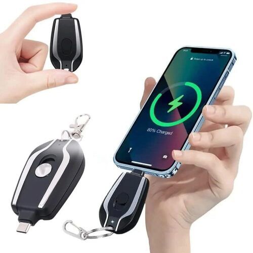 SMALL PORTABLE EMERGENCY KEY CHAIN POWER BANK (C PIN)