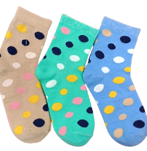 DOTTED COLORFUL SOCKS