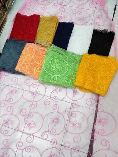 Net Embrodory Work Dupatta