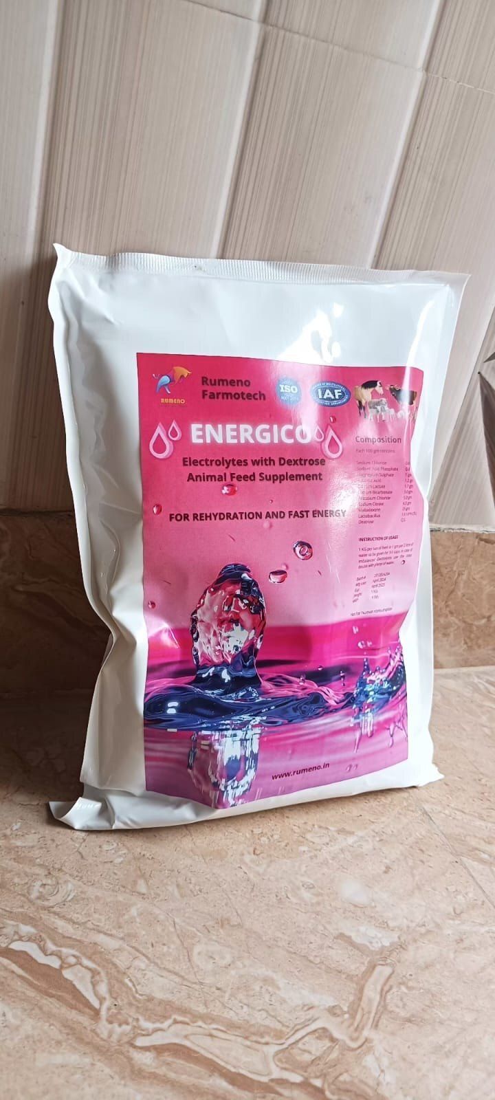 Energico Electrolytes for Goat,Cow & Polutry