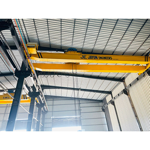 Double Girder Crane - Strong & Durable Design, Emergency Stop & Limit Switch Features for Heavy-Duty Industrial Applications