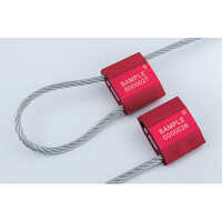 Red Aluminium And Plastic Coated Cable Seals