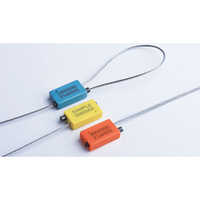 Cable Seal And Padlock Seals - Plastic (abs) Coated, Standard Size, Multicolor | Ideal For Container Doors, Bulk Tankers, Trailer Doors, Valves