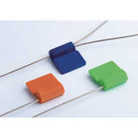 Cable Seal And Padlock Seals - Plastic (abs) Coated , Standard Size, Multicolor For Container Doors, Bulk Tankers, Trailer Doors, Valves