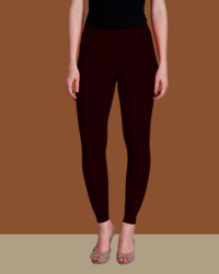 Maroon Ankle Yoga Leggings