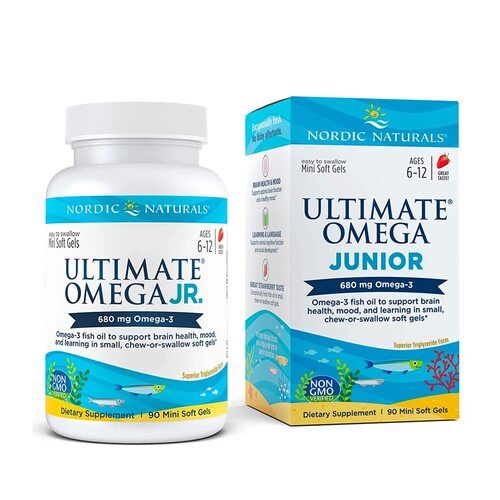 Nordic Naturals, Ultimate Omega, Junior, 500 mg, 90 Chewable Soft Gels