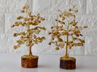 100 chips Yellow Aventurine Crystal Tree Of Life Bonsai Crystal Healing