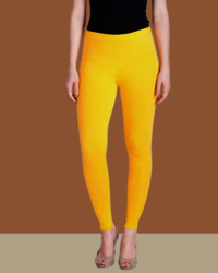 Lemon Yellow Ankle Leggings