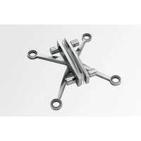Silver Glass Spider Fitting