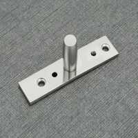 Top Glass Pivot - Stainless Steel Ss304, 6 Inch Length, Silver Color - Satin And Glossy Finish, Designed For Glass Fitting Applications
