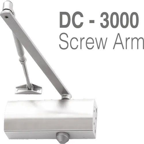 Silver Extrusion Door Closer