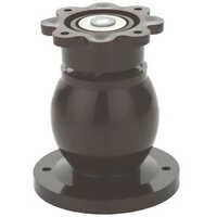 Round Pvc Door Magnet - Standard Size, Brown Color | Ideal For Door Fitting Applications