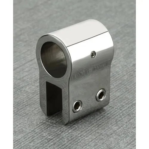 Bkh-2A Pipe To Glass Connector - Color: Silver